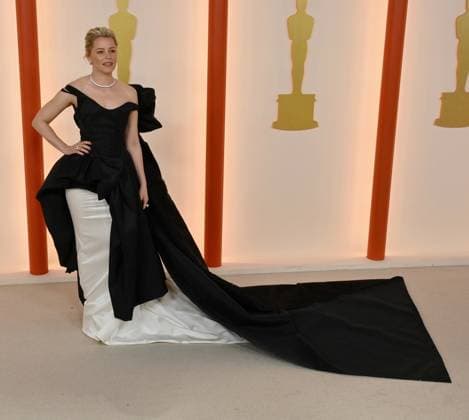 Elizabeth Banks attends the 95th annual Academy Awards at the Dolby Theatre in the Hollywood section of Los Angeles on Sunday, March 12, 2023.  LAP20230312157 JIMxRUYMEN