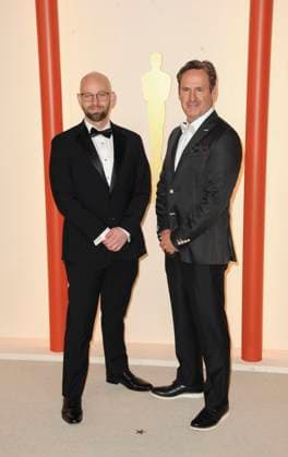 Seth Hill, Scott R. Fisher at arrivals for 95th Academy Awards - Arrivals 1, Dolby Theatre, Los Angeles, CA March 12, 2023. Photo By: Elizabeth Goodenough Everett Collection at arrivals for 95th Academy Awards - Arrivals 1, Dolby Theatre, Los Angeles, CA March 12, 2023. Photo By: Elizabeth Goodenough Everett Collection PUBLICATIONXNOTxINxCANxCHNxFRAxITAxJPNxNORxPOLxRUSxESPxUKxUSA