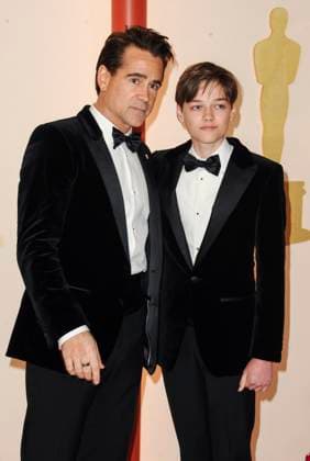 Colin Farrell, Henry Tadeusz Farrell at arrivals for 95th Academy Awards - Arrivals 3, Dolby Theatre, Los Angeles, CA March 12, 2023. Photo By: Elizabeth Goodenough Everett Collection at arrivals for 95th Academy Awards - Arrivals 3, Dolby Theatre, Los Angeles, CA March 12, 2023. Photo By: Elizabeth Goodenough Everett Collection PUBLICATIONXNOTxINxCANxCHNxFRAxITAxJPNxNORxPOLxRUSxESPxUKxUSA