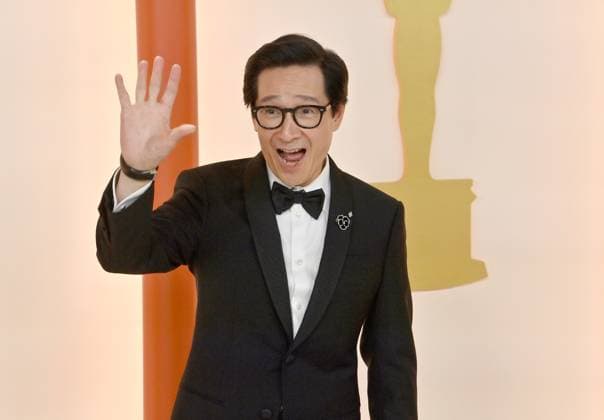 Ke Huy Quan attends the 95th annual Academy Awards at the Dolby Theatre in the Hollywood section of Los Angeles on Sunday, March 12, 2023.  LAP2023031211179 JIMxRUYMEN