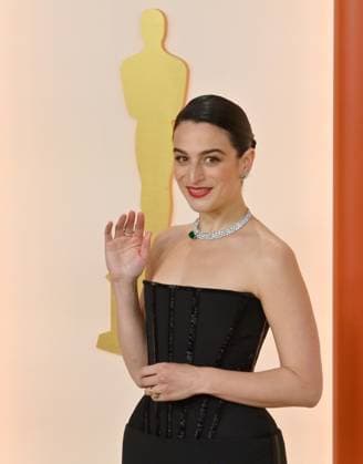 Jenny Slate attends the 95th annual Academy Awards at the Dolby Theatre in the Hollywood section of Los Angeles on Sunday, March 12, 2023.  LAP2023031211229 JIMxRUYMEN