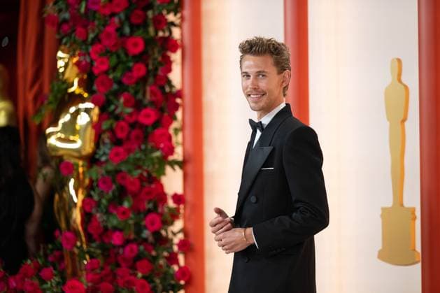OscarÂ® nominee Austin Butler arrives on the red carpet of the 95th OscarsÂ® at the DolbyÂ® Theatre at Ovation Hollywood on Sunday, March 12, 2023.  Copyright: xKyusungxGongx 34494-144PLX