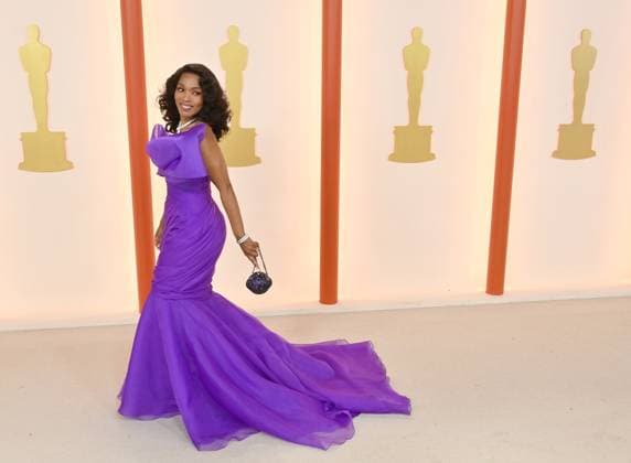 Angela Bassett attends the 95th annual Academy Awards at the Dolby Theatre in the Hollywood section of Los Angeles on Sunday, March 12, 2023.  LAP2023031211241 JIMxRUYMEN