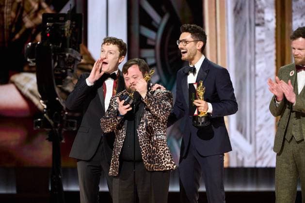 Ross White, James Martin, Tom Berkeley, and Seamus O Hara accept the OscarÂ® for Best Live Action Short Film during the live ABC telecast of the 95th OscarsÂ® at the DolbyÂ® Theatre at Ovation Hollywood on Sunday, March 12, 2023.  Copyright: xA.M.P.A.S.x 34494-512PLX