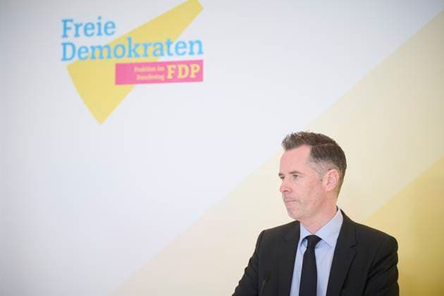 Berlin, FDP Pressekonferenz mit Christian Dürr im Bundestag Christian Dürr (Vorsitzender der FDP Bundestagsfraktion) während der Pressekonferenz vor der FDP Fraktionssitzung im Deutschen Bundestag am 14.03.2023 in Berlin. Berlin Bundestag Berlin Deutschland