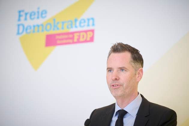 Berlin, FDP Pressekonferenz mit Christian Dürr im Bundestag Christian Dürr (Vorsitzender der FDP Bundestagsfraktion) während der Pressekonferenz vor der FDP Fraktionssitzung im Deutschen Bundestag am 14.03.2023 in Berlin. Berlin Bundestag Berlin Deutschland