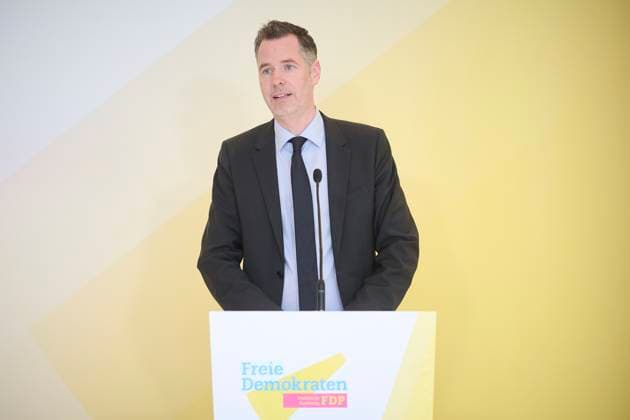 Berlin, FDP Pressekonferenz mit Christian Dürr im Bundestag Christian Dürr (Vorsitzender der FDP Bundestagsfraktion) während der Pressekonferenz vor der FDP Fraktionssitzung im Deutschen Bundestag am 14.03.2023 in Berlin. Berlin Bundestag Berlin Deutschland