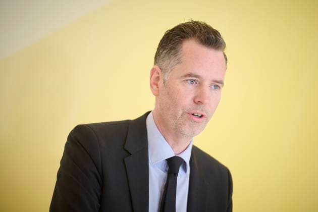 Berlin, FDP Pressekonferenz mit Christian Dürr im Bundestag Christian Dürr (Vorsitzender der FDP Bundestagsfraktion) während der Pressekonferenz vor der FDP Fraktionssitzung im Deutschen Bundestag am 14.03.2023 in Berlin. Berlin Bundestag Berlin Deutschland