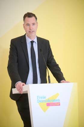 Berlin, FDP Pressekonferenz mit Christian Dürr im Bundestag Christian Dürr (Vorsitzender der FDP Bundestagsfraktion) während der Pressekonferenz vor der FDP Fraktionssitzung im Deutschen Bundestag am 14.03.2023 in Berlin. Berlin Bundestag Berlin Deutschland