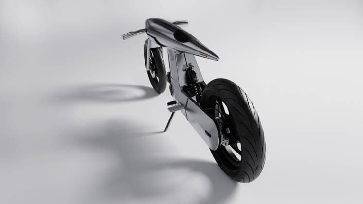 **VIDEO AVAILABLE. CONTACT INFO@COVERMG.COM TO RECEIVE.** A futuristic-looking motorcycle that resembles a bullet is hitting the market this year. Bandit9 Motors unibody vehicle ?EVE Odyssey? uses NASA-grade materials used in the production of their spacecrafts. The body of the bike resembles a sleek bullet cast in reflective silver with an L-shaped subframe, gas tank, steering setup, and headlight assembly, all resting within a single monocoque item. It also features a custom-designed aluminum alloy box frame, rear-set foot controls, clip-on bars, and three-arm wheels. The speedster also has a digital LED display, wide-view mirrors, and LED indicators. For further customisation, riders can choose between leather or neoprene for t Copyright: xx 52516842 EDITORIAL USE ONLY. NOT FOR USE BY NEWSPAPERS BASED IN THE UK.