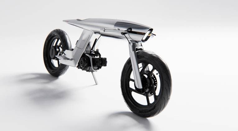 **VIDEO AVAILABLE. CONTACT INFO@COVERMG.COM TO RECEIVE.** A futuristic-looking motorcycle that resembles a bullet is hitting the market this year. Bandit9 Motors unibody vehicle ?EVE Odyssey? uses NASA-grade materials used in the production of their spacecrafts. The body of the bike resembles a sleek bullet cast in reflective silver with an L-shaped subframe, gas tank, steering setup, and headlight assembly, all resting within a single monocoque item. It also features a custom-designed aluminum alloy box frame, rear-set foot controls, clip-on bars, and three-arm wheels. The speedster also has a digital LED display, wide-view mirrors, and LED indicators. For further customisation, riders can choose between leather or neoprene for t Copyright: xx 52516846 EDITORIAL USE ONLY. NOT FOR USE BY NEWSPAPERS BASED IN THE UK.