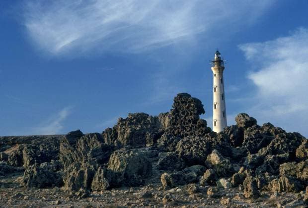 Niederländische Karibik California Lighthouse Aruba., California Lighthouse Aruba., California Lighthouse Aruba., 08.02.2023, Copyright: xrobophotox Panthermedia33603252.jpg