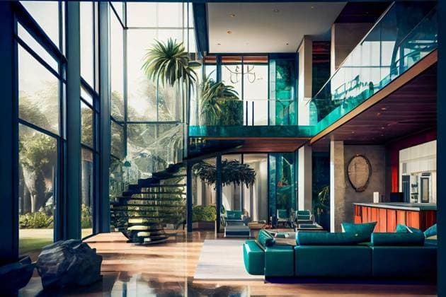  Grandiose Emerald Luxury Glass Interior Design. Generative AI, Grandiose Emerald Luxury Glass Interior Design. Generative AI, Grandiose Emerald Luxury Glass Interior Design. Generative AI, 05.02.2023, Copyright: xEwasx Panthermedia33585667.jpg