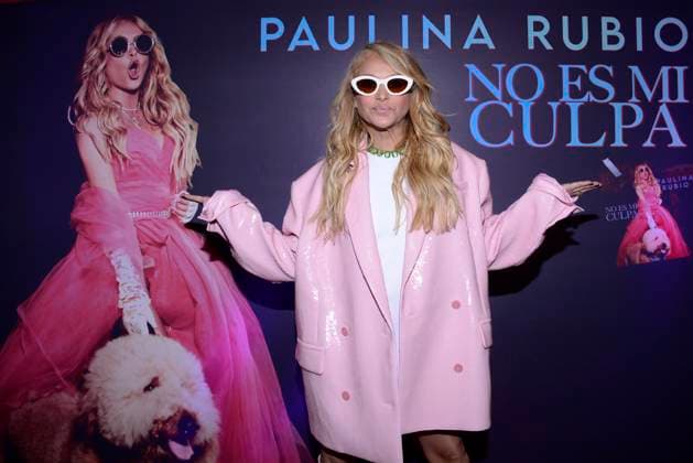 Paulina Rubio Launches Album ˜No Es Mi Culpa™ March 15, 2023, Mexico City, Mexico: Mexican singer Paulina Rubio poses for photos during the photocall to promote their album No es Mi culpa at Mondrian Mexico City Hotel. on March 15, 2023 in Mexico City, Mexico. (Photo by Jorge Gonzalez Eyepix Group) Copyright: xJorgexGonzalez xEyepixxGroupx JG_15032023_89898