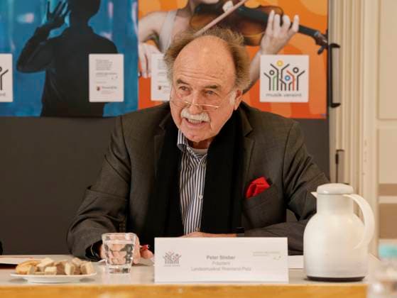 Landesmusikrat Rheinland-Pfalz Präsident Peter Stieber Pressekonferenz zum Start einer landesweiten Imagekampagne für die Amateurmusik 17.03.23