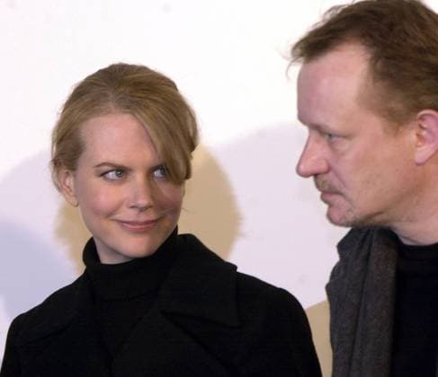 SCANPIX SWEDEN, 20020130 Nicole Kidman and Stellan Skarsgaard at the press conference for Lars von Triers new film DOGVILLE in Trollhaattan, Sweden, January 30, 2002. Trollhaattan Sverige x60070x *** SCANPIX SWEDEN, 20020130 Nicole Kidman and Stellan Skarsgaard at the press conference for Lars von Triers new film DOGVILLE in Trollhaattan, Sweden, January 30, 2002 Trollhaattan Sweden x60070x  Copyright: xJoachimxNywall TTx 60070