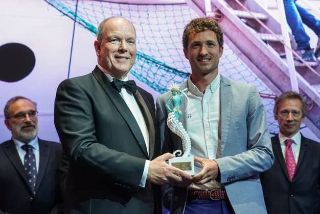 Bilder des Jahres 2023, Entertainment 03 März Entertainment Themen der Woche KW12 Photo LaPresse March 23 , 2023 Monaco -Explorer awards by la belle classe superyachts In the pic: The winners with Prince Albert II of Monaco  Copyright: xSpada LaPressex