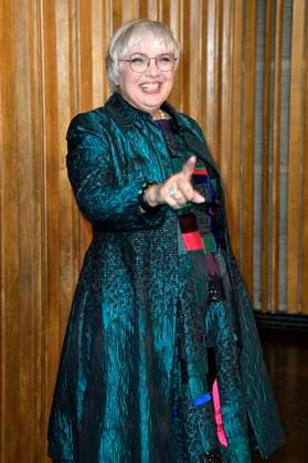 Claudia Roth bei der Bekanntgabe der Nominierungen für den Deutschen Filmpreis 2023 im Kino International. Berlin, 24.03.2023