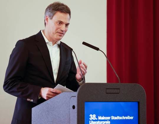 Dr. Norbert Himmler, Intendant des Zweiten Deutschen Fernsehen (ZDF) bei der Preisverleihung 38. Mainzer Stadtschreiber Literaturpreis im Kurfürstlichen Schloss zu Mainz 24.03.23