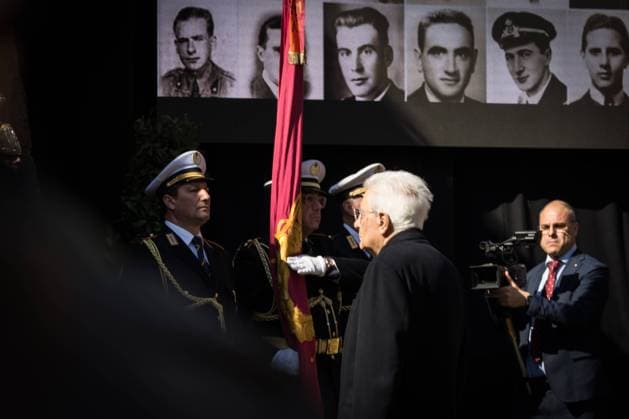 News Themen der Woche KW12 News Bilder des Tages 79th Anniversary Of Fosse Ardeatine Massacre During Nazi Occupation Italian President Sergio Mattarella is paying tribute to the 335 Italian civilians and political prisoners killed by the Nazis during the Second World War as he visits the Fosse Ardeatine shrine in Rome, Italy, on Thursday, March 24, 2023, on the occasion of the 79th anniversary of the massacre of the Fosse Ardeatine . Rome Italy Italy  Copyright: xAndreaxRonchinix originalFilename: ronchini-79thanni230324_npKhx.jpg