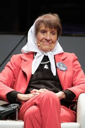 March 24, 2023, Madrid, Spain: The activist and member of the NGO Madres de Plaza de Mayo Linea Fundadora, Taty Almeida seen during the event Feminism and Democratic Memory , at the Circulo de Bellas Artes, in Madrid. Madrid Spain - ZUMAs197 20230324_zaa_s197_216 Copyright: xAtilanoxGarciax