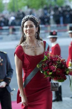 COPENHAGEN, DENMARK MAY 13 2004 - The wedding between Danish Crown Prince Frederik and Australian Miss Mary Donaldson took place in the Cathedral of Copenhagen, Denmark Friday May 14 2004. Members of the European royal families, and many other nobilities, attended the wedding.Pictures: Gala Performance in the Royal Theatre Here: Mary Donalson COPENHAGEN DENMARK x1012x *** COPENHAGEN, DENMARK MAY 13 2004 The wedding between Danish Crown Prince Frederik and Australian Miss Mary Donaldson took place in the Cathedral of Copenhagen, Denmark Friday May 14 2004 Members of the European royal families, and many other nobilities, attended the wedding Pictures Gala Performance in the Royal Theatre Here Mary Donalson COPENHAGEN DENMARK x1012x  Copyright: xTONIxSICAx DENMARK ROYAL WEDDING