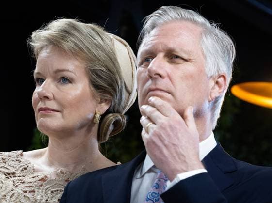 Queen Mathilde of Belgium and King Philippe - Filip of Belgium pictured during a visit to the Afrigen Biologics and Vaccines company during a state visit of the Belgian Royal Couple to the Republic of South Africa, Saturday 25 March 2023.  BENOITxDOPPAGNE 63663771