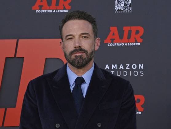Cast member Ben Affleck attends the premiere of the motion picture drama Air at the regency Village Theatre in the Westwood section of Los Angeles on Monday, March 27, 2023. Storyline: Follows the history of shoe salesman Sonny Vaccaro, and how he led Nike in its pursuit of the greatest athlete in the history of basketball: Michael Jordan.  LAP2023032749 JIMxRUYMEN