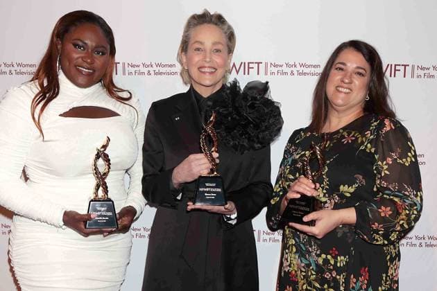 Bilder des Jahres 2023, Entertainment 03 März Entertainment Themen der Woche KW13 Entertainment Bilder des Tages New York Women in Film & Television ( NYWIF) 43rd Annual MUSE Awards held at Ciprani 42nd St. Featuring: Danielle Brooks, Sharon Stone and Arianna Bocco Where: New York, New York, United States When: 28 Mar 2023 Credit: Dave Allocca Starpix Startraksphoto.com Copyright: xDavexAllocca Starpix Startraksphoto.comx 52570216 EDITORIAL USE ONLY. NOT FOR USE BY NEWSPAPERS BASED IN THE UK.