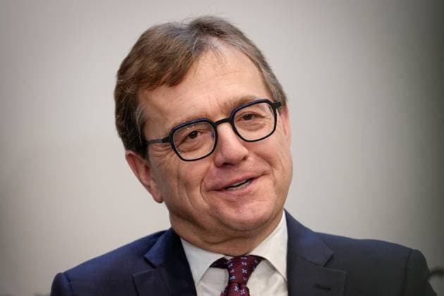 Canada Deutschland Energie Konferenz in Berlin Aktuell, 30.03.2023, Berlin, Minister of Natural Resources von Canada Jonathan Wilkinson im Portait beim Pressestatement im Anschluss an die Canada Germany Energy Conferenz in der Canadischen Botschaft in Berlin Berlin Berlin Deutschland