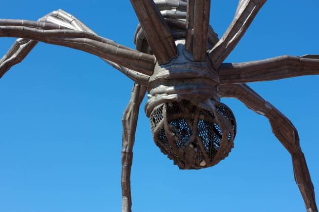Spider Sculpture Maman by Louise Bourgeois Louise Bourgeois famous spider sculpture Maman outside the Kunsthalle art museum in Hamburg, Germany. Copyright: xZoonar.com JannisxWernerx 3617729