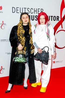 GEMA MusikautorInnenpreis 2023 All Amin und Haiyti (Ronja Zschoche) beim 14. GEMA MusikautorInnenpreis im Ritz Carlton am 30.03.2023 in Berlin. Copyright: xEventpressxKochanx