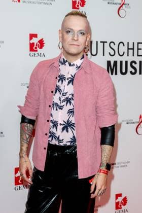 GEMA MusikautorInnenpreis 2023 Chris Harms (Lord of the Lost) beim 14. GEMA MusikautorInnenpreis im Ritz Carlton am 30.03.2023 in Berlin. Copyright: xEventpressxKochanx