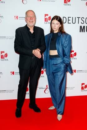 GEMA MusikautorInnenpreis 2023 Dieter Gorny und Balbina Monika Jagielska beim 14. GEMA MusikautorInnenpreis im Ritz Carlton am 30.03.2023 in Berlin. Copyright: xEventpressxKochanx