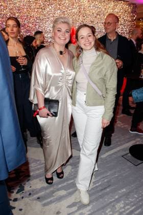 GEMA MusikautorInnenpreis 2023 Ela Steinmetz (Elaiza) und Senta-Sofia Delliponti (Oonagh) beim 14. GEMA MusikautorInnenpreis im Ritz Carlton am 30.03.2023 in Berlin. Copyright: xEventpressxKochanx
