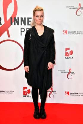 Sandra Fink beim 14. Deutschen Musikautor*innenpreis der GEMA 2023 im Hotel The Ritz-Carlton. Berlin, 30.03.2023