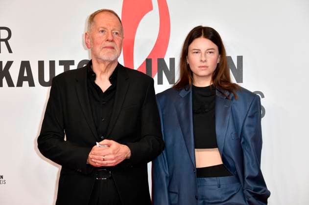 Dieter Gorny und Balbina beim 14. Deutschen Musikautor*innenpreis der GEMA 2023 im Hotel The Ritz-Carlton. Berlin, 30.03.2023