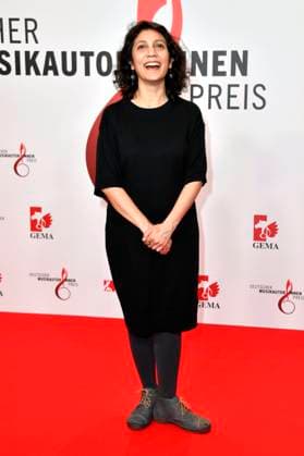 Farzia Fallah beim 14. Deutschen Musikautor*innenpreis der GEMA 2023 im Hotel The Ritz-Carlton. Berlin, 30.03.2023