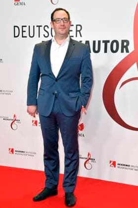 Gordon Kampe beim 14. Deutschen Musikautor*innenpreis der GEMA 2023 im Hotel The Ritz-Carlton. Berlin, 30.03.2023