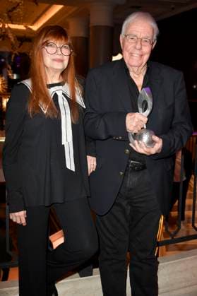 Katja Ebstein und Christian Bruhn beim 14. Deutschen Musikautor*innenpreis der GEMA 2023 im Hotel The Ritz-Carlton. Berlin, 30.03.2023