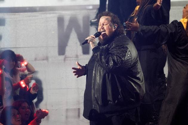 April 2, 2023, Austin, TX, USA: Jelly Roll performs during the 2023 CMT Music Awards at Moody Center on April 02, 2023 in Austin, Texas. Austin USA - ZUMAs181 20230402_zea_s181_261 Copyright: xAmyxPricex