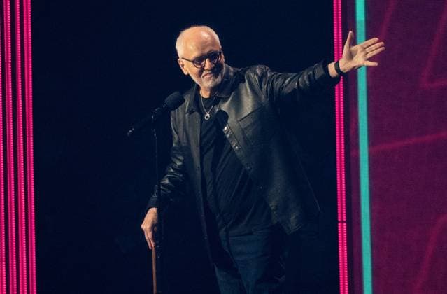 April 2, 2023, Austin, TX, USA: Peter Frampton speaks during the 2023 CMT Music Awards at Moody Center on April 02, 2023 in Austin, Texas. Austin USA - ZUMAs181 20230402_zea_s181_431 Copyright: xAmyxPricex