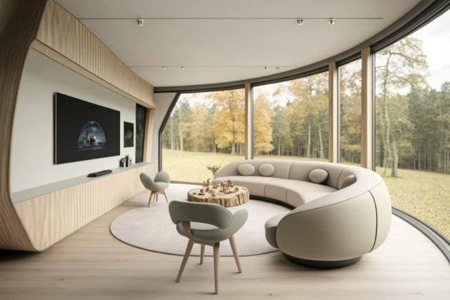  Interior of modern living room with sofa, coffee table Generative AI, Interior of modern living room with sofa, coffee table Generative AI, Interior of modern living room with sofa, coffee table Generative AI, 09.03.2023, Copyright: xbluefishx Panthermedia33756214.jpg