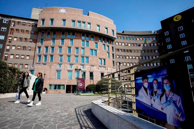 News Themen der Woche KW14 News Bilder des Tages April 5, 2023, Milan, Italy: A general view of San Raffaele hospital s, 5 April 2023. Silvio Berlusconi will be in hospital for a few days for treatment of cardiovascular issues, sources said Wednesday. ANSA MOURAD BALTI TOUATI Milan Italy - ZUMAa110 20230405_zaf_a110_034 Copyright: xZ13x