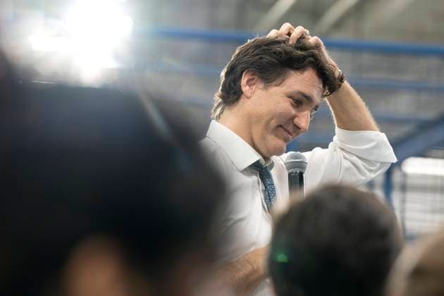 April 5, 2023, Whitby, ON, Canada: Prime Minister Justin Trudeau holds a local townhall with students from Durham College, in Whitby, Ont., Wednesday, April 5, 2023. Whitby Canada  - ZUMAc35_ 20230405_zaf_c35_122 Copyright: xChrisxYoungx