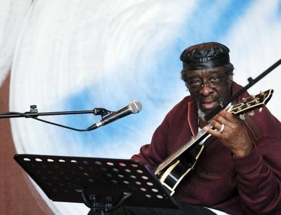 Jazz Festival Ruhr *** NUR FÜR REDAKTIONELLE ZWECKE *** EDITORIAL USE ONLY ***<p>James Blood Ulmer beim Soundcheck vor seinem Auftritt im Kunstmuseum auf am Sonntag, 08. April in Bochum. Ulmer und die Begleitband The Thing sind der Topact des Ruhr Jazzfestival, welches drei Tage dauert. Deutschland NRW Bochum Copyright: DietmarxWäsche *** Jazz Festival Ruhr *** ONLY FOR EDITORIAL PURPOSE *** EDITORIAL USE ONLY *** P James Blood Ulmer at Soundcheck before his Appearance at Museum of Art at on Sunday, 08 April in Bochum Ulmer and the Begleitband The Thing are the top act of Ruhr jazz festival, which Three Days takes Germany NRW Bochum Copyright DietmarxLaundry Copyright: DietmarxWäsche docnrwhugopicture182429444 EDITORIAL USE ONLY