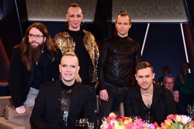 Entertainment Themen der Woche KW14 Entertainment Bilder des Tages Die Band - Lord Of The Lost - mit Saenger Chris Harms zu Gast in der NDR Talk Show am 7.04.2023 in Hamburg NDR Talk Show am 7.04.2023 in Hamburg *** The band Lord Of The Lost with singer Chris Harms as guest in the NDR Talk Show on 7 04 2023 in Hamburg NDR Talk Show on 7 04 2023 in Hamburg 