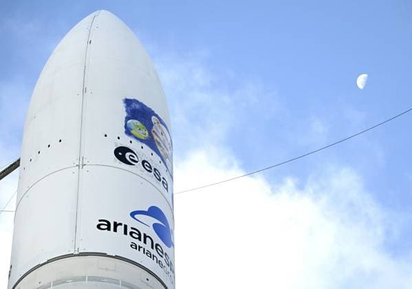 Illustration picture shows the Ariane 6 launching site during a royal visit to the Guiana Space Centre in Kourou, French Guiana, France on Wednesday 12 April 2023. On Thursday ESA s Jupiter Icy Moons Explorer mission Juice is planned for launch from Europe s Spaceport in Kourou.  POOLxDIDIERxLEBRUN 64596948