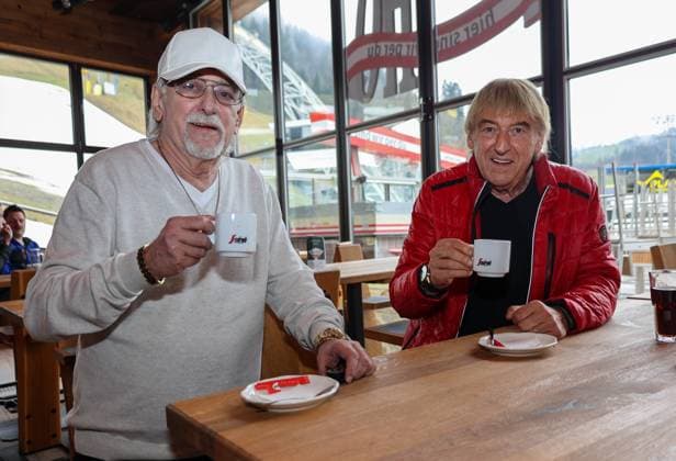 13.04.2023, Schladming, AUT, Unterwegs in, Steiermark, Reportage, SMAGO Awarad, SMAGO! Award, im Bild Die Amigos,