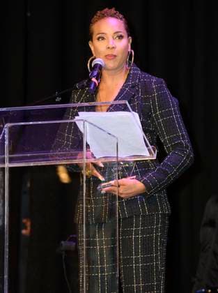 April 15, 2023, Philadelphia, Pennsylvania, U.S: April 15, 2023, Philadelphia PA- Legendary grammy nominated rapper and actress, MC LYTE, was presented with the Women of Excellence legend award at the WDAS Women of Excellence luncheon which was held at LIVE! Casino and Hotel Philadelphia PA Philadelphia U.S. - ZUMArf1_ 20230415_zaf_rf1_014 Copyright: xRickyxFitchettx